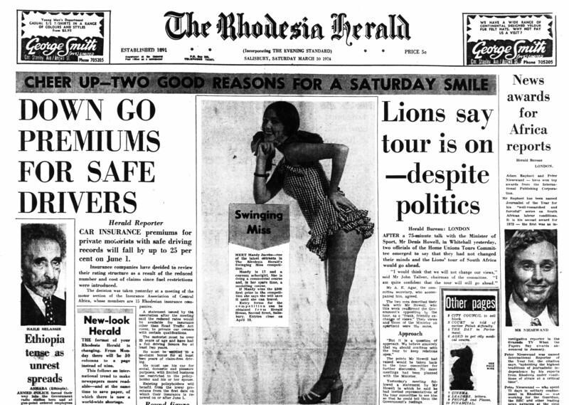 Rhodesia Herald - 30 March 1974