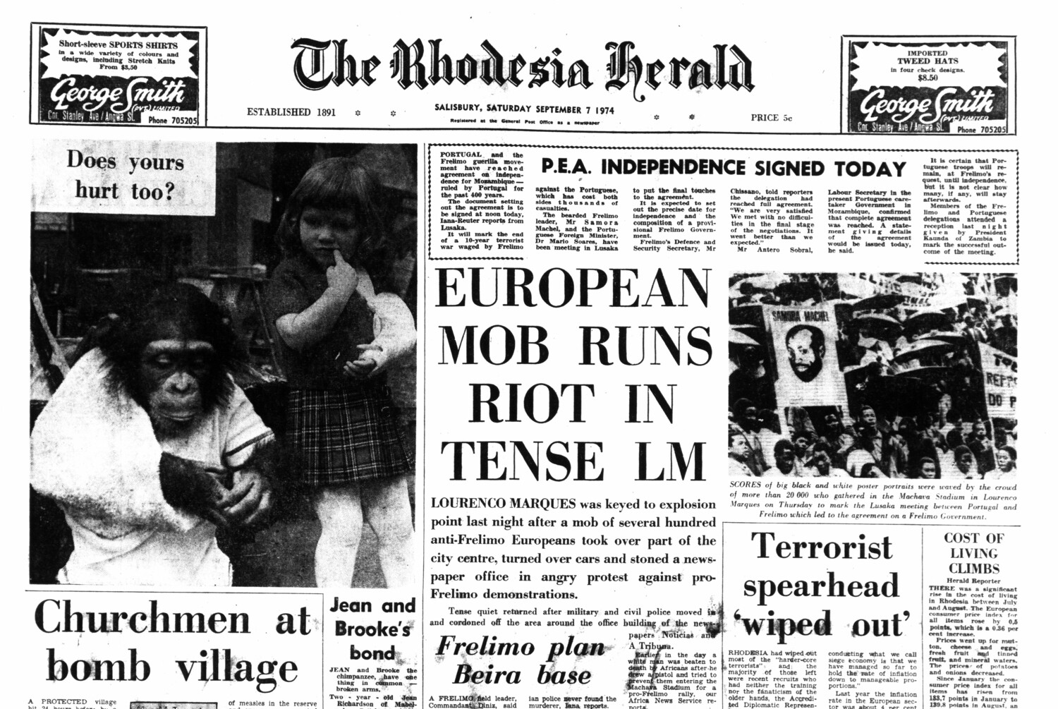 Rhodesia Herald - 7 September 1974