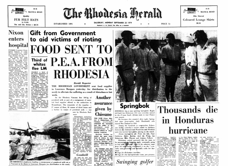 Rhodesia Herald - 23 September 1974