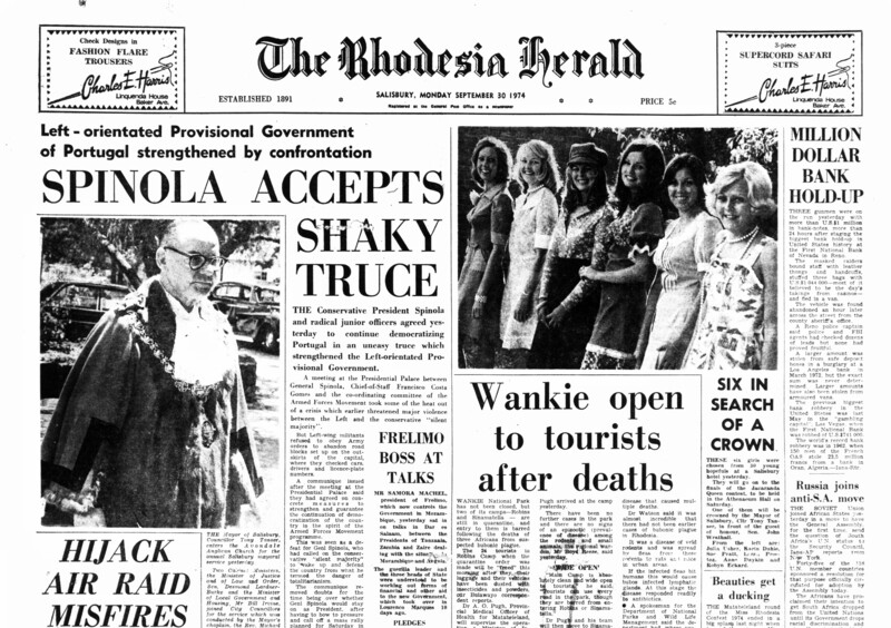 Rhodesia Herald - 30 September 1974