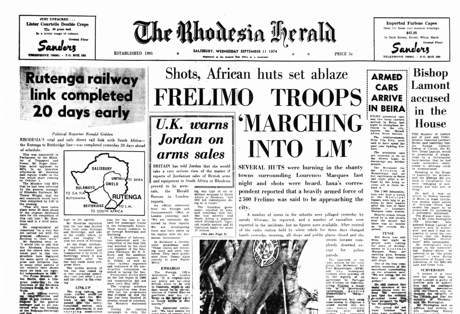 Rhodesia Herald - 11 September 1974