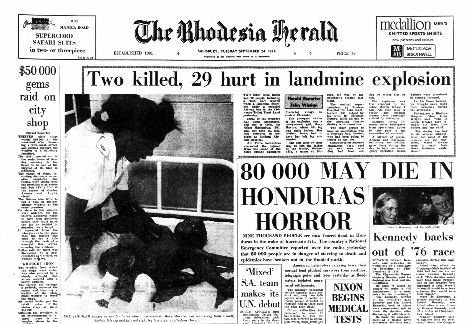 Rhodesia Herald - 24 September 1974
