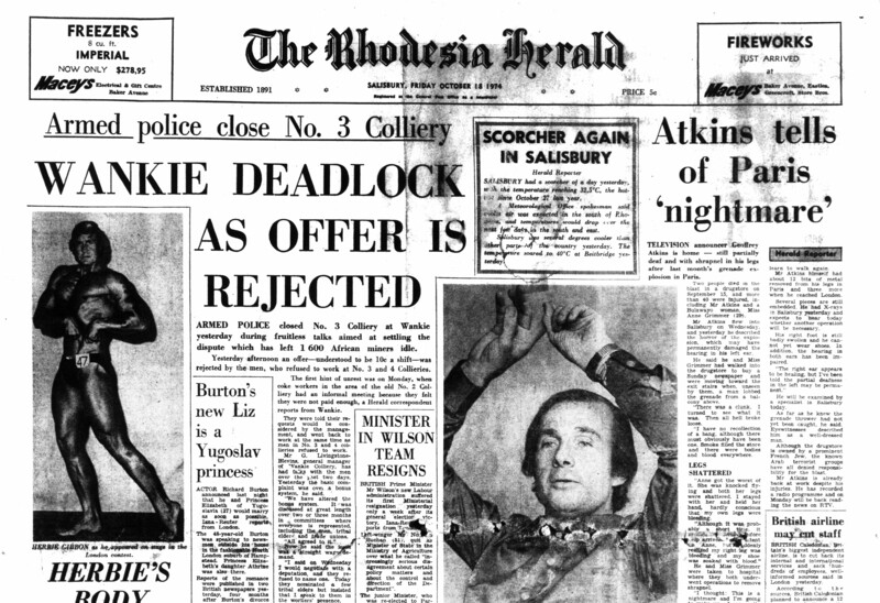 Rhodesia Herald - 18 October 1974