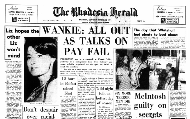 Rhodesia Herald - 19 October 1974