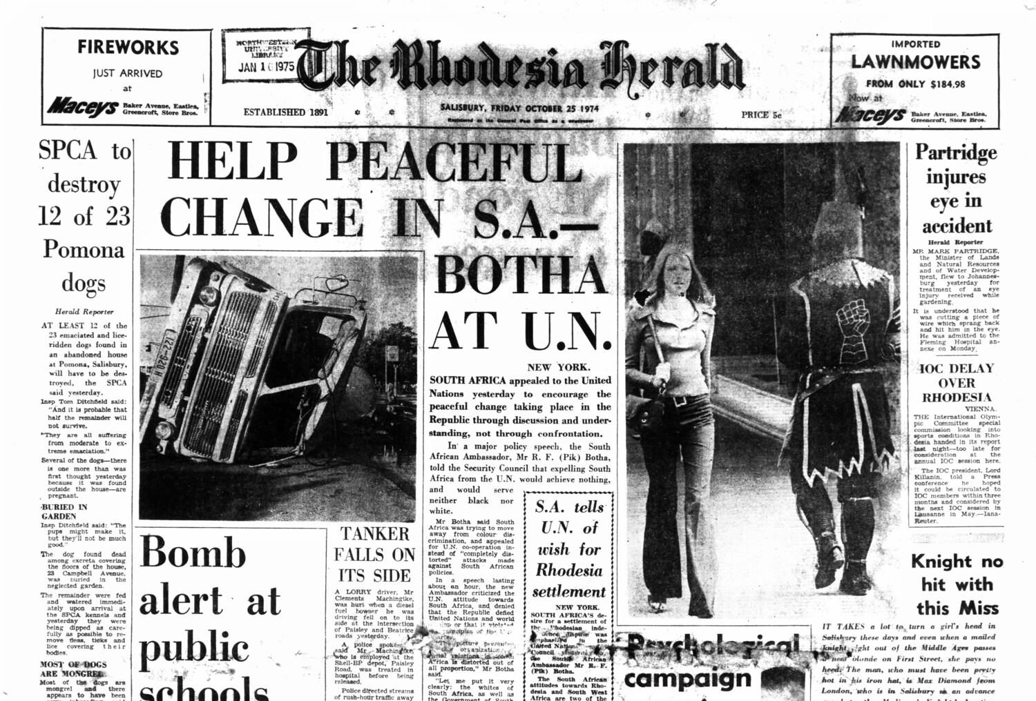 Rhodesia Herald - 25 October 1974