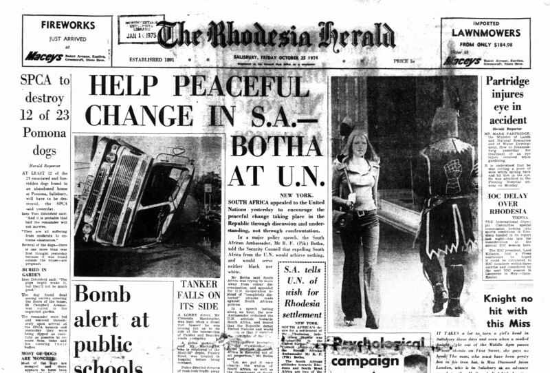Rhodesia Herald - 25 October 1974