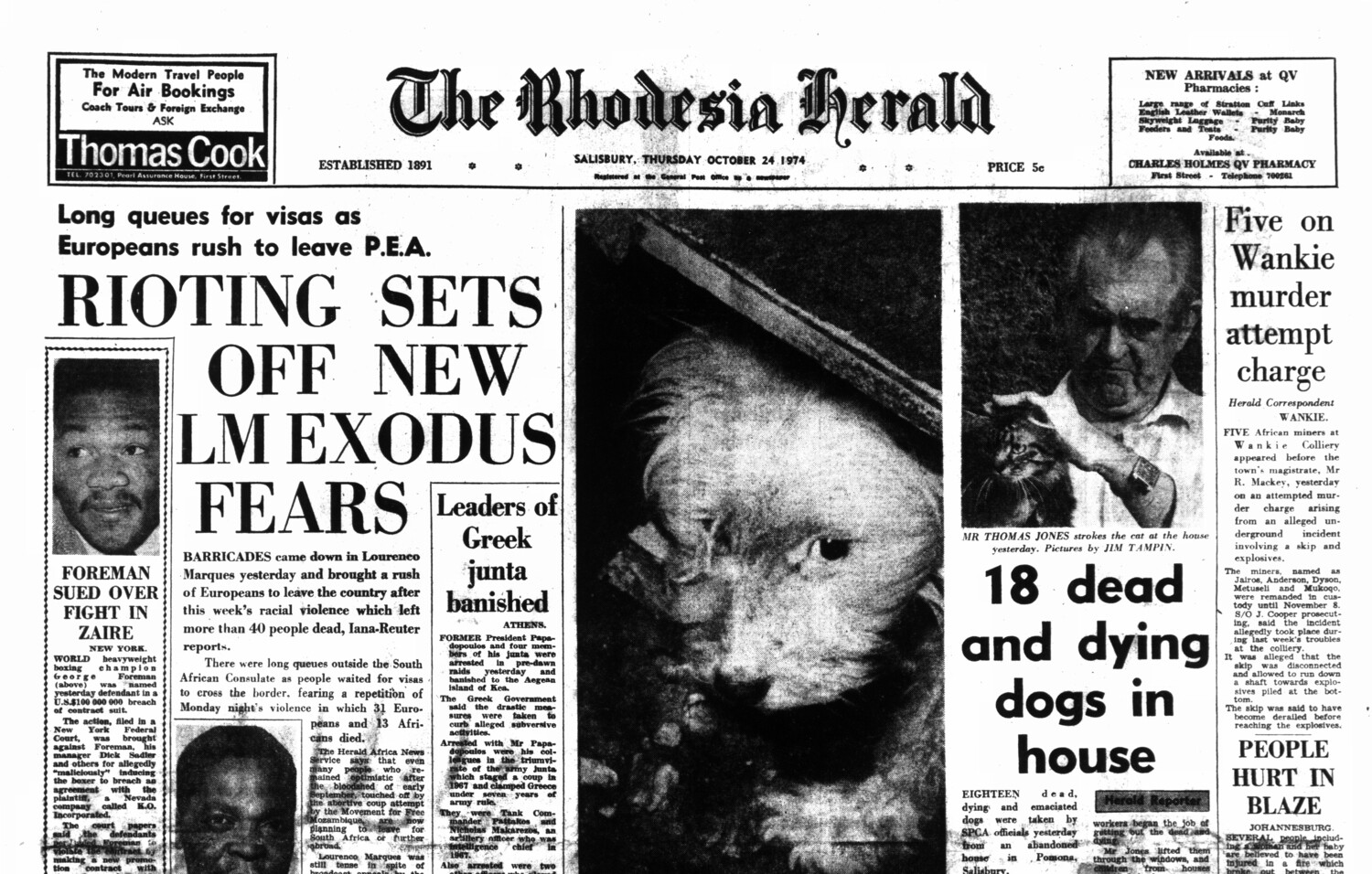 Rhodesia Herald - 24 October 1974