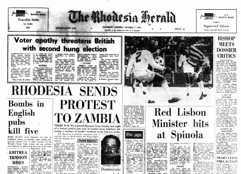 Rhodesia Herald - 7 October 1974