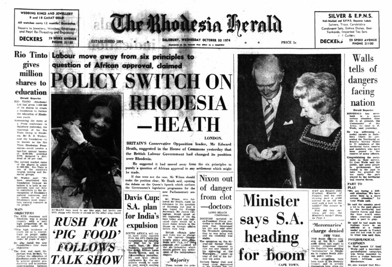 Rhodesia Herald - 30 October 1974
