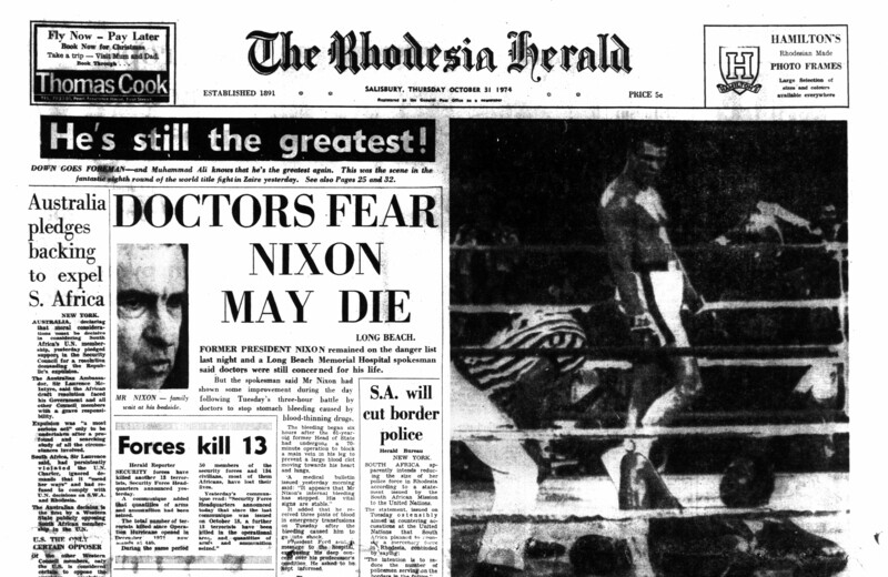 Rhodesia Herald - 31 October 1974