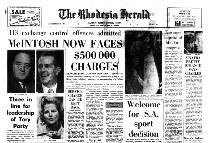 Rhodesia Herald - 15 October 1974