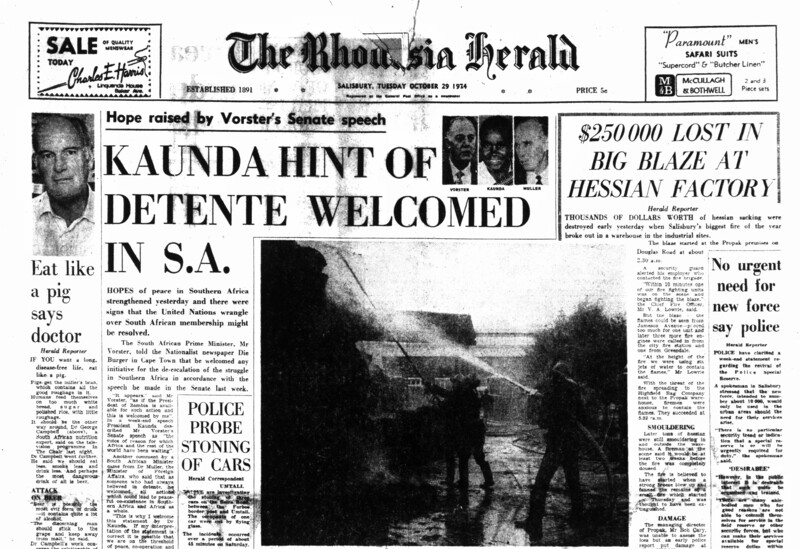 Rhodesia Herald - 29 October 1974