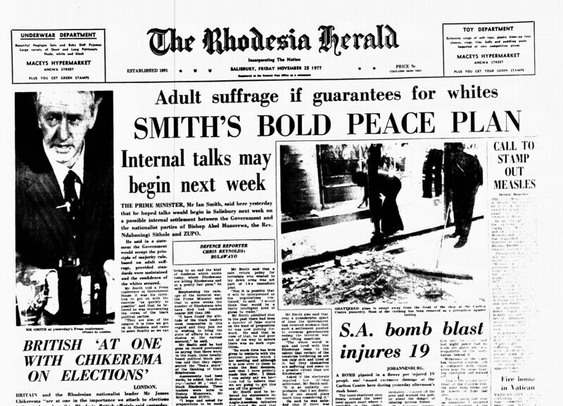 Rhodesia Herald -25 November 1977