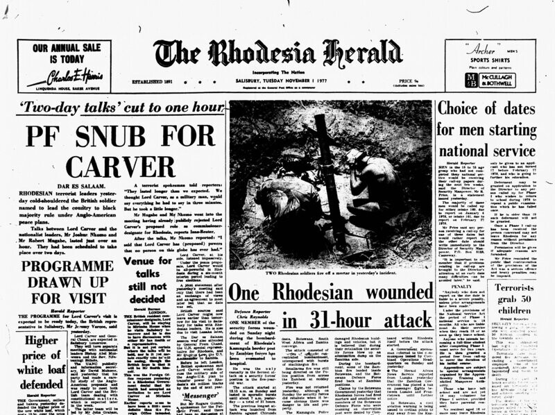 Rhodesia Herald - 1 November 1977