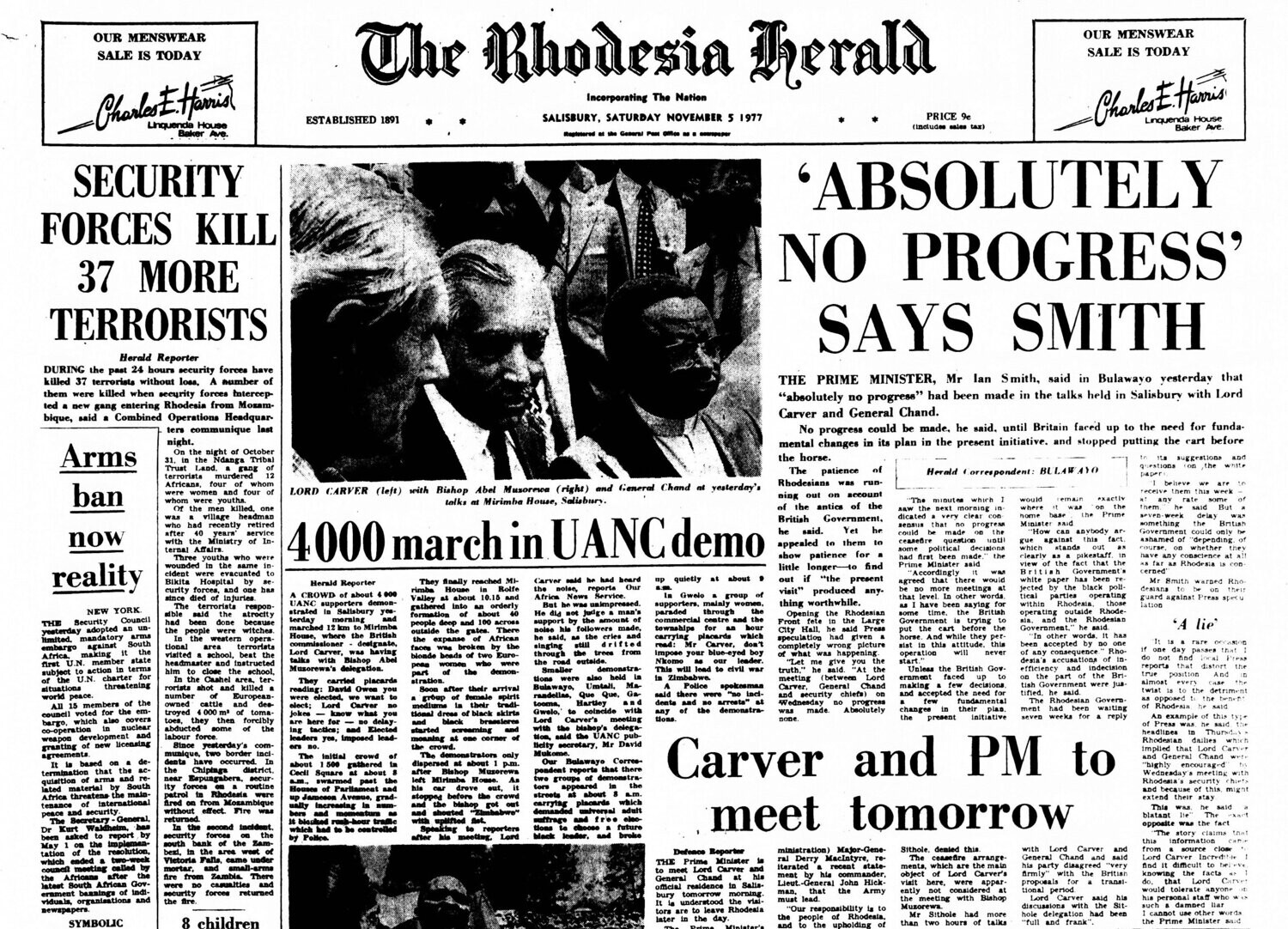 Rhodesia Herald - 5 November 1977