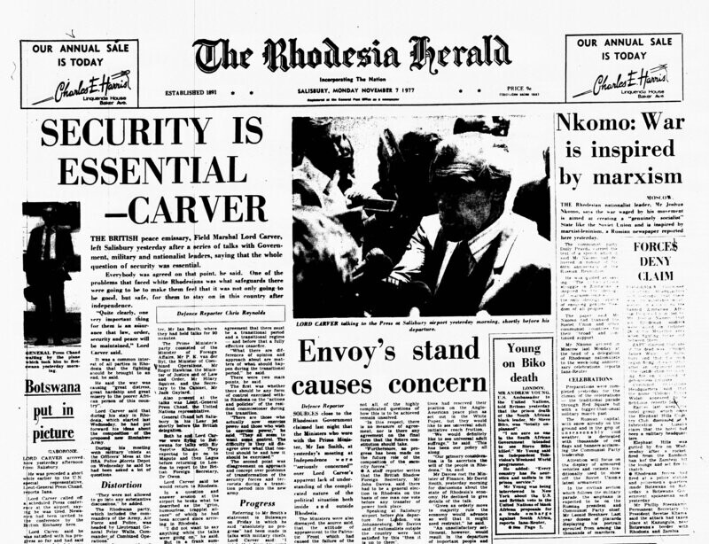 Rhodesia Herald - 7 November 1977