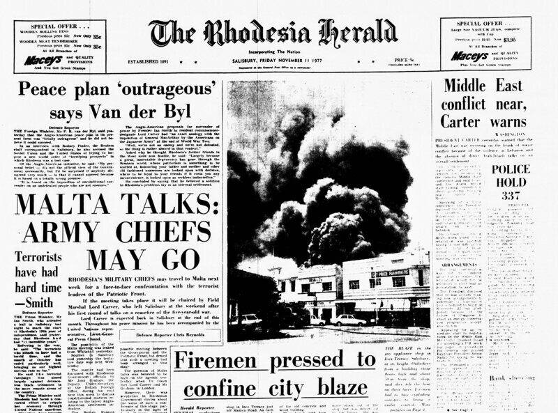 Rhodesia Herald -11 November 1977