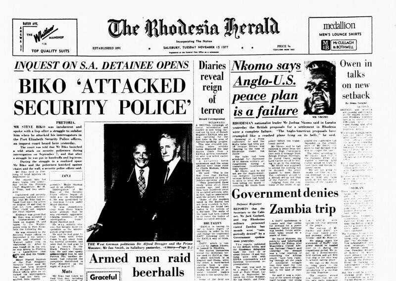 Rhodesia Herald -15 November 1977