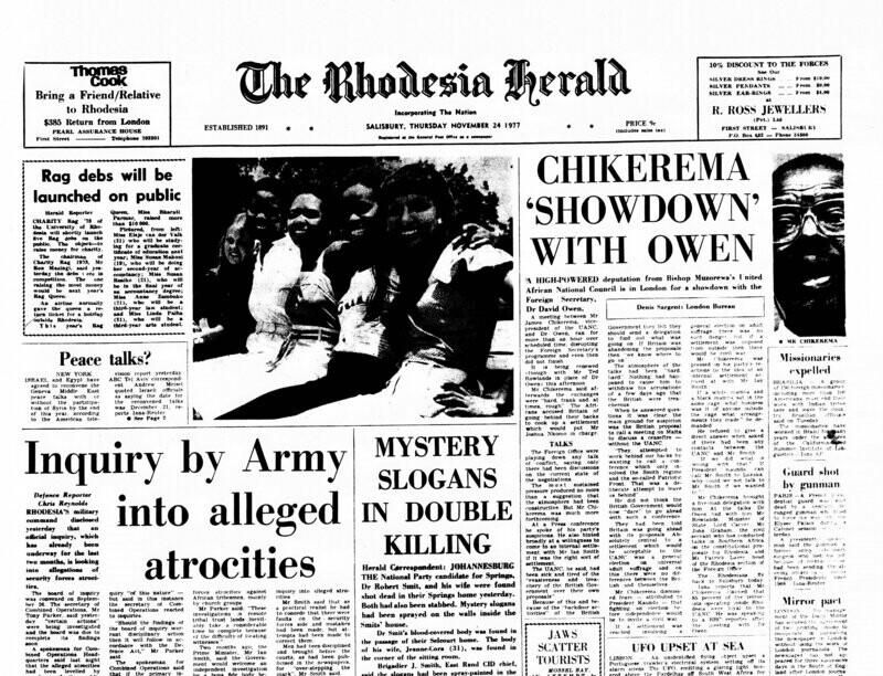 Rhodesia Herald -24 November 1977