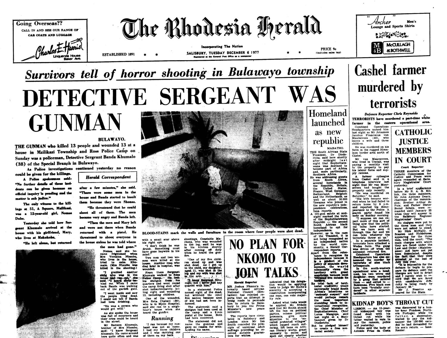 Rhodesia Herald - 6 December 1977