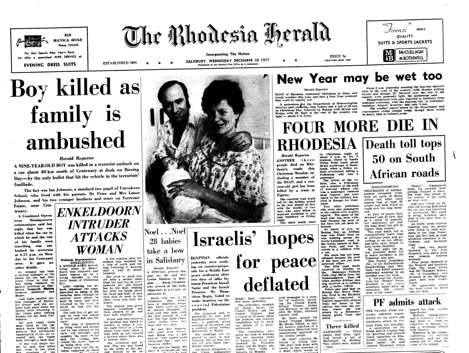 Rhodesia Herald - 28 December 1977