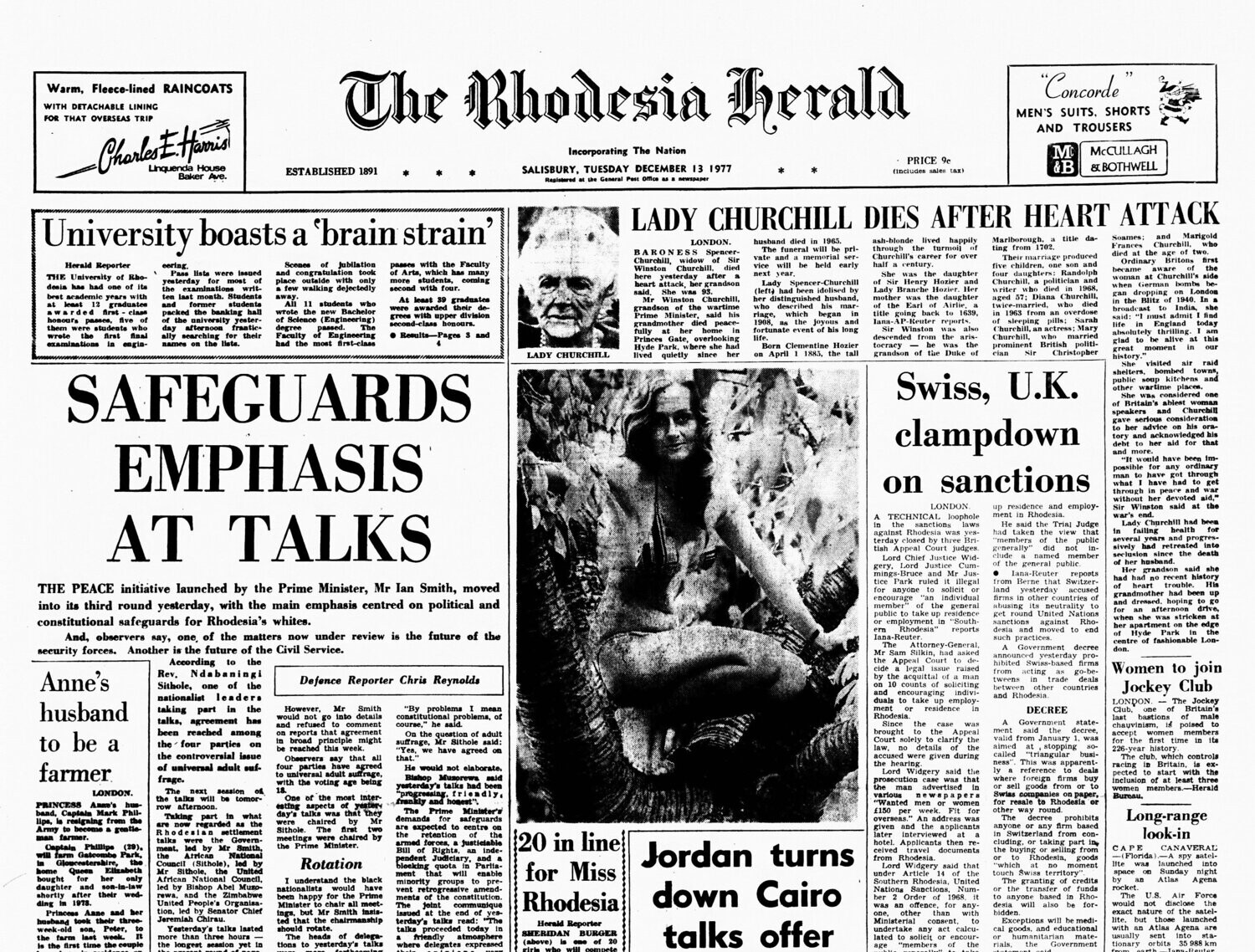 Rhodesia Herald - 13 December 1977