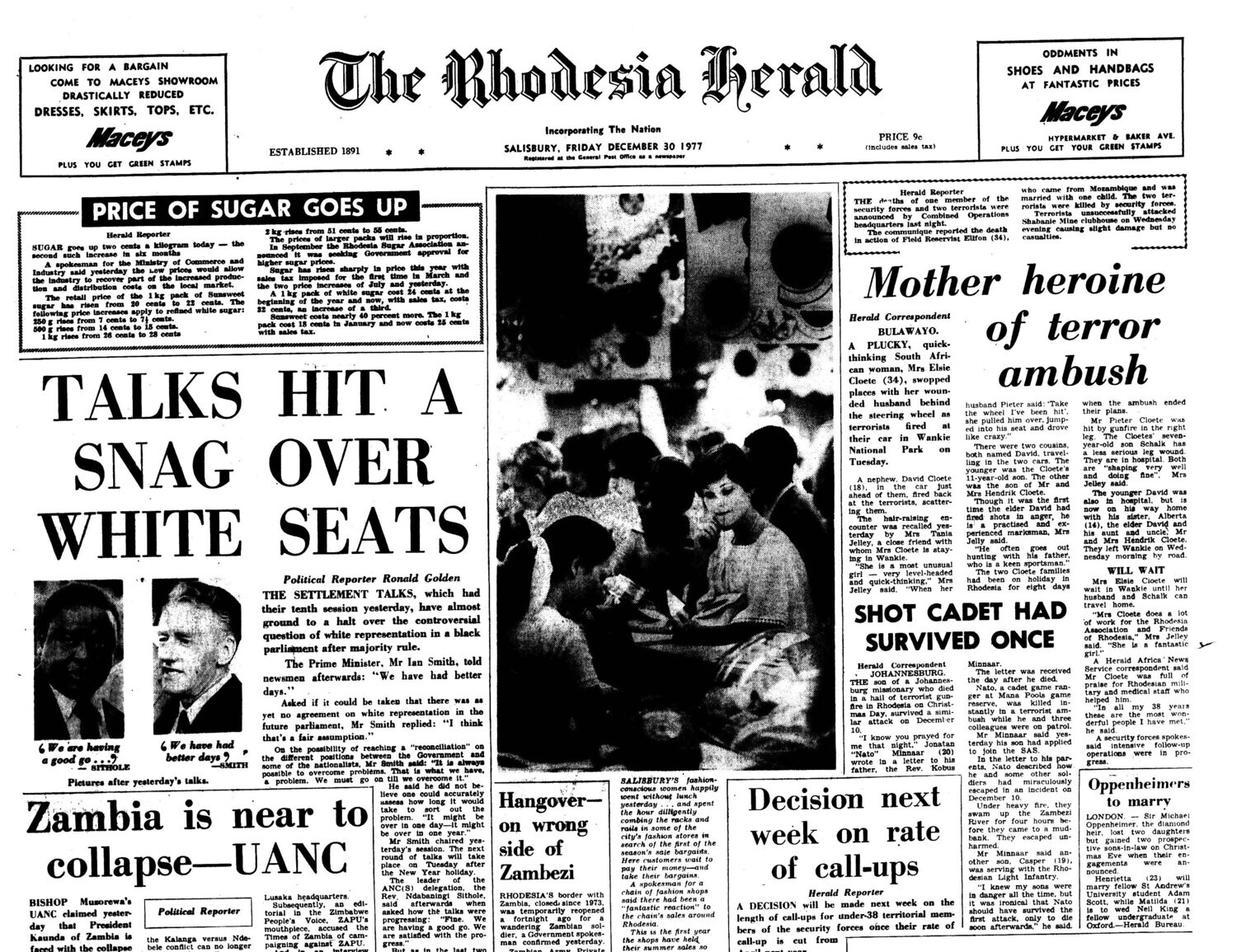 Rhodesia Herald - 30 December 1977