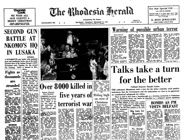 Rhodesia Herald - 22 December 1977