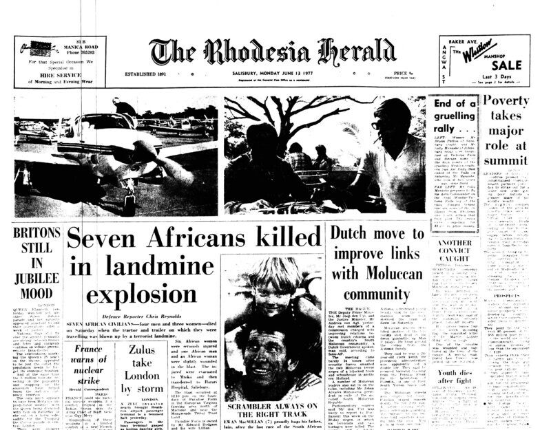 Rhodesia Herald - 13 June 1977