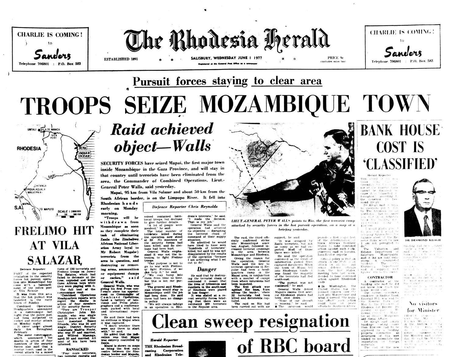 Rhodesia Herald - I June 1977