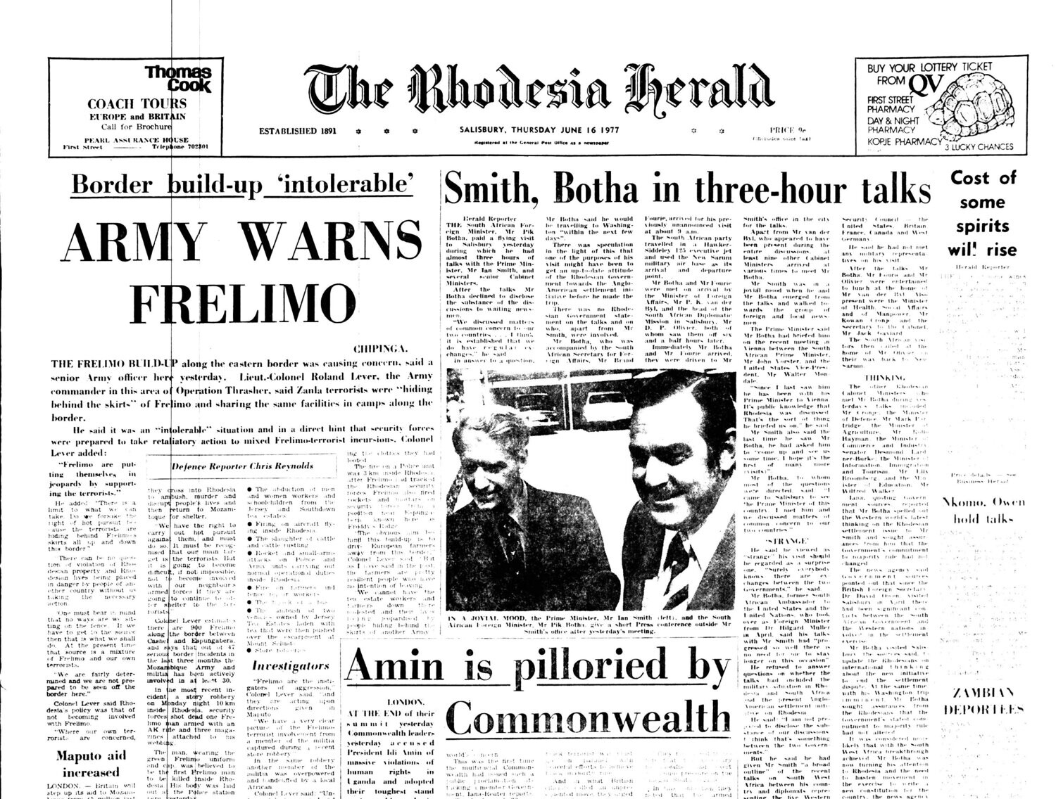 Rhodesia Herald - 16 June 1977