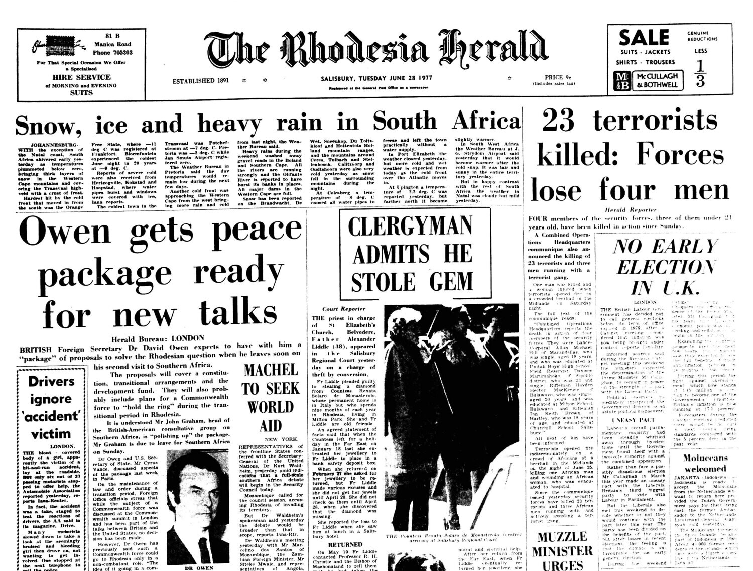 Rhodesia Herald - 28 June 1977
