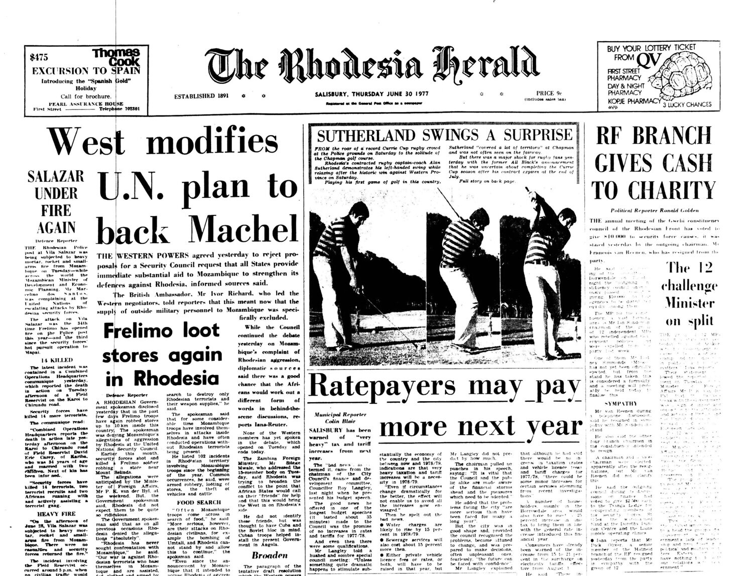 Rhodesia Herald - 30 June 1977