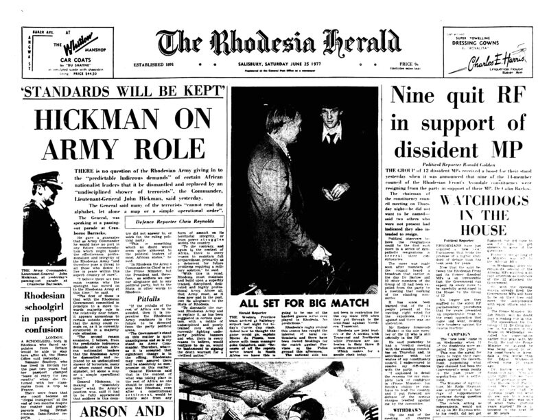 Rhodesia Herald - 25 June 1977
