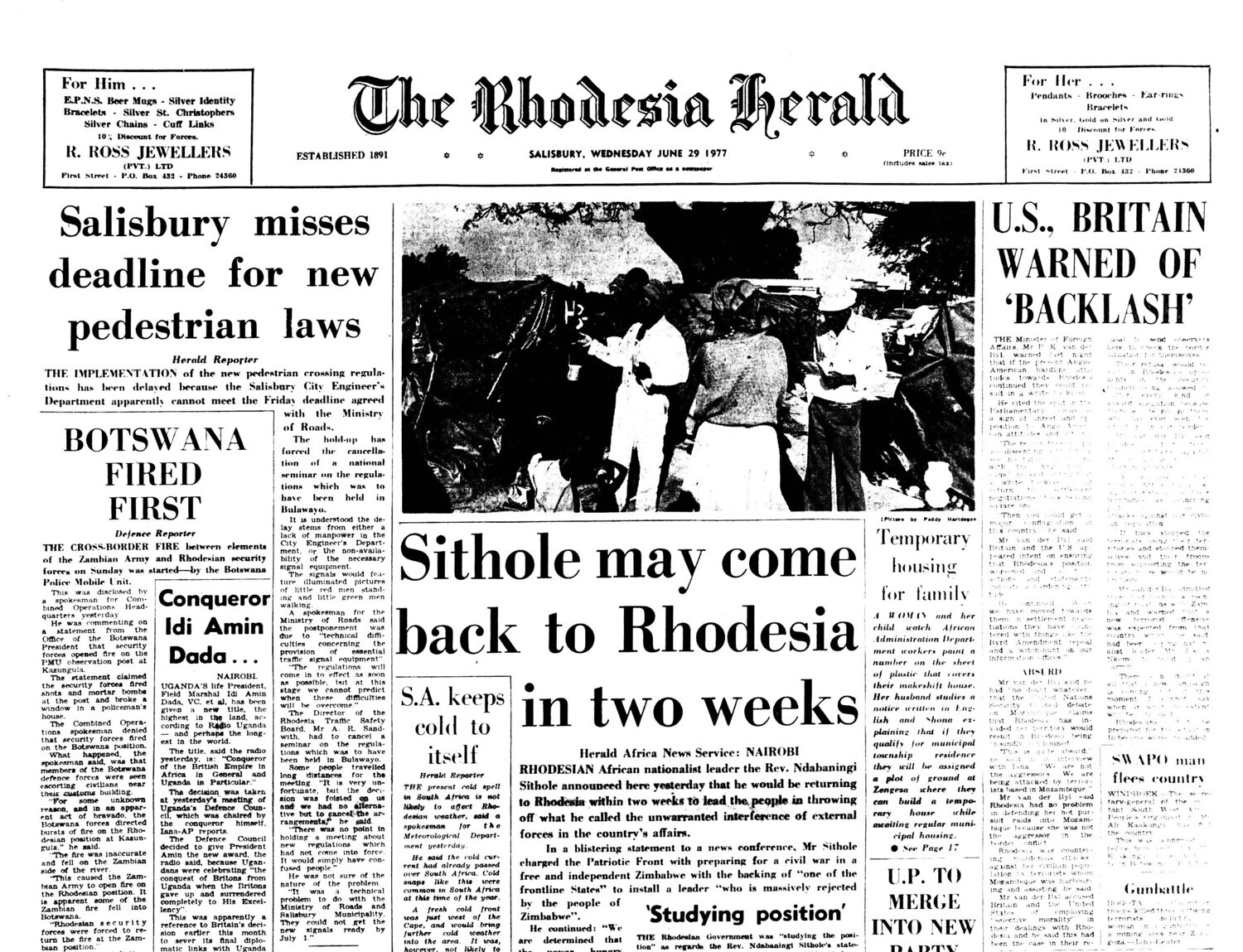 Rhodesia Herald - 29 June 1977