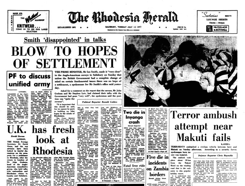 Rhodesia Herald - 12 July 1977