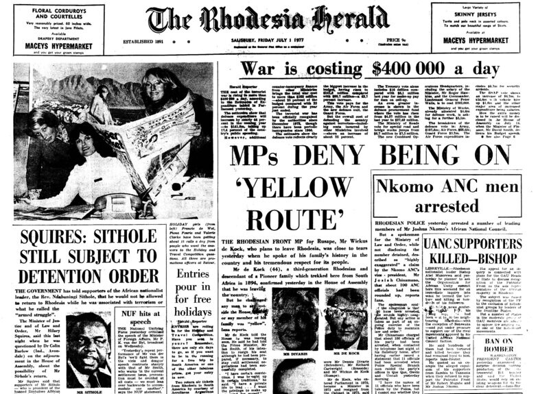 Rhodesia Herald - 1 July 1977