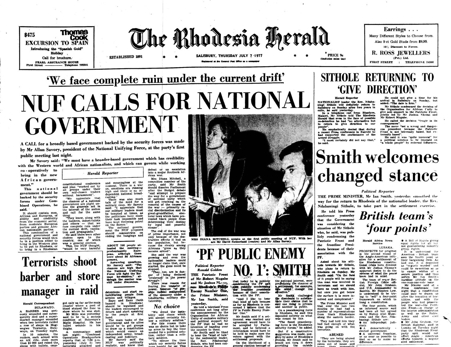 Rhodesia Herald - 7 July 1977