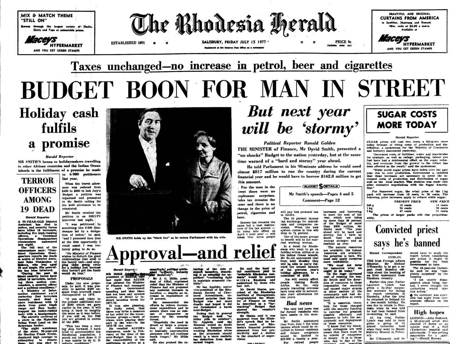 Rhodesia Herald - 15 July 1977