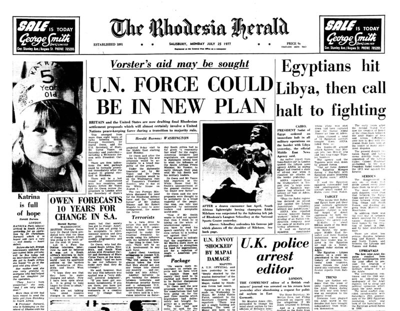 Rhodesia Herald - 25 July 1977