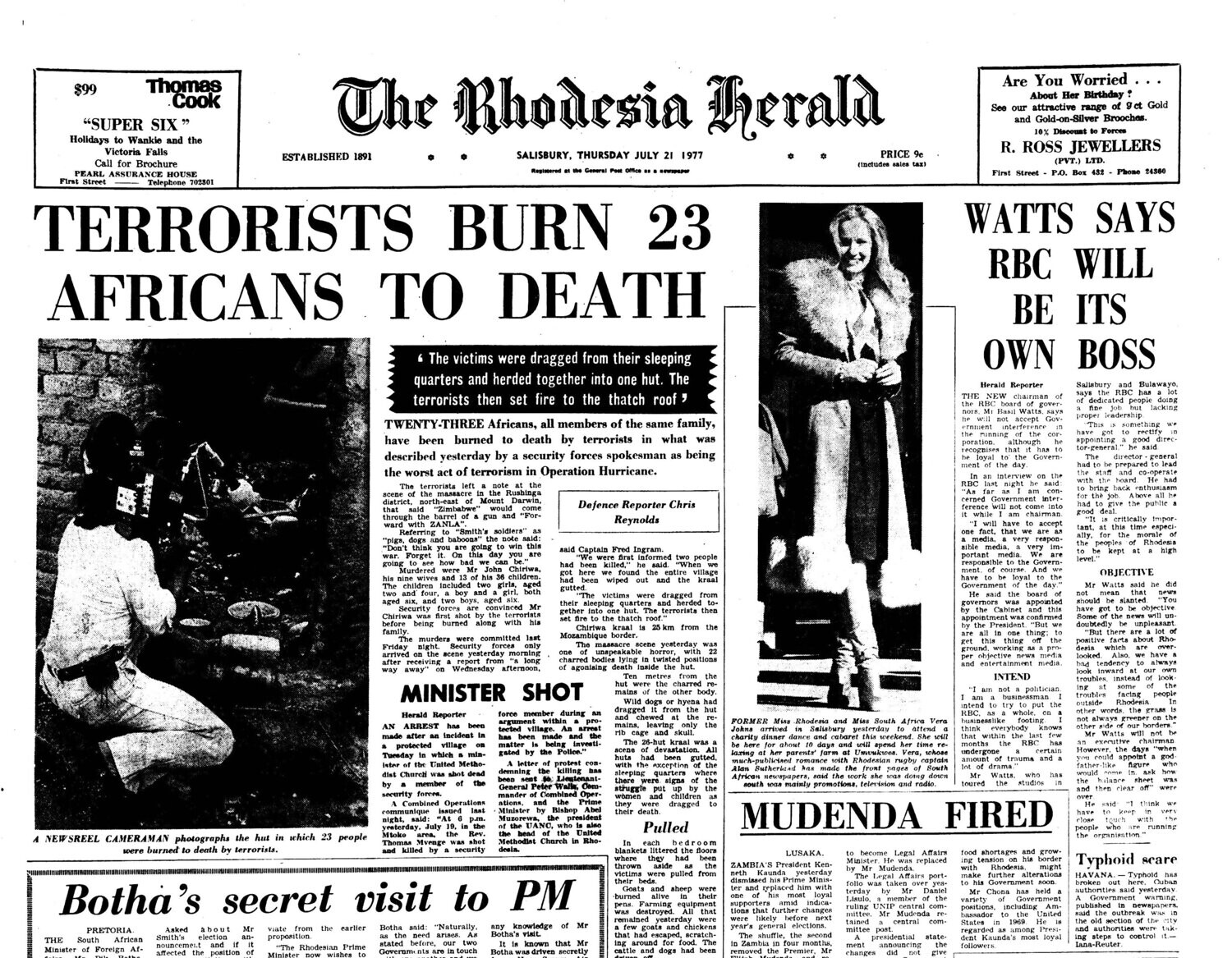 Rhodesia Herald - 21 July 1977