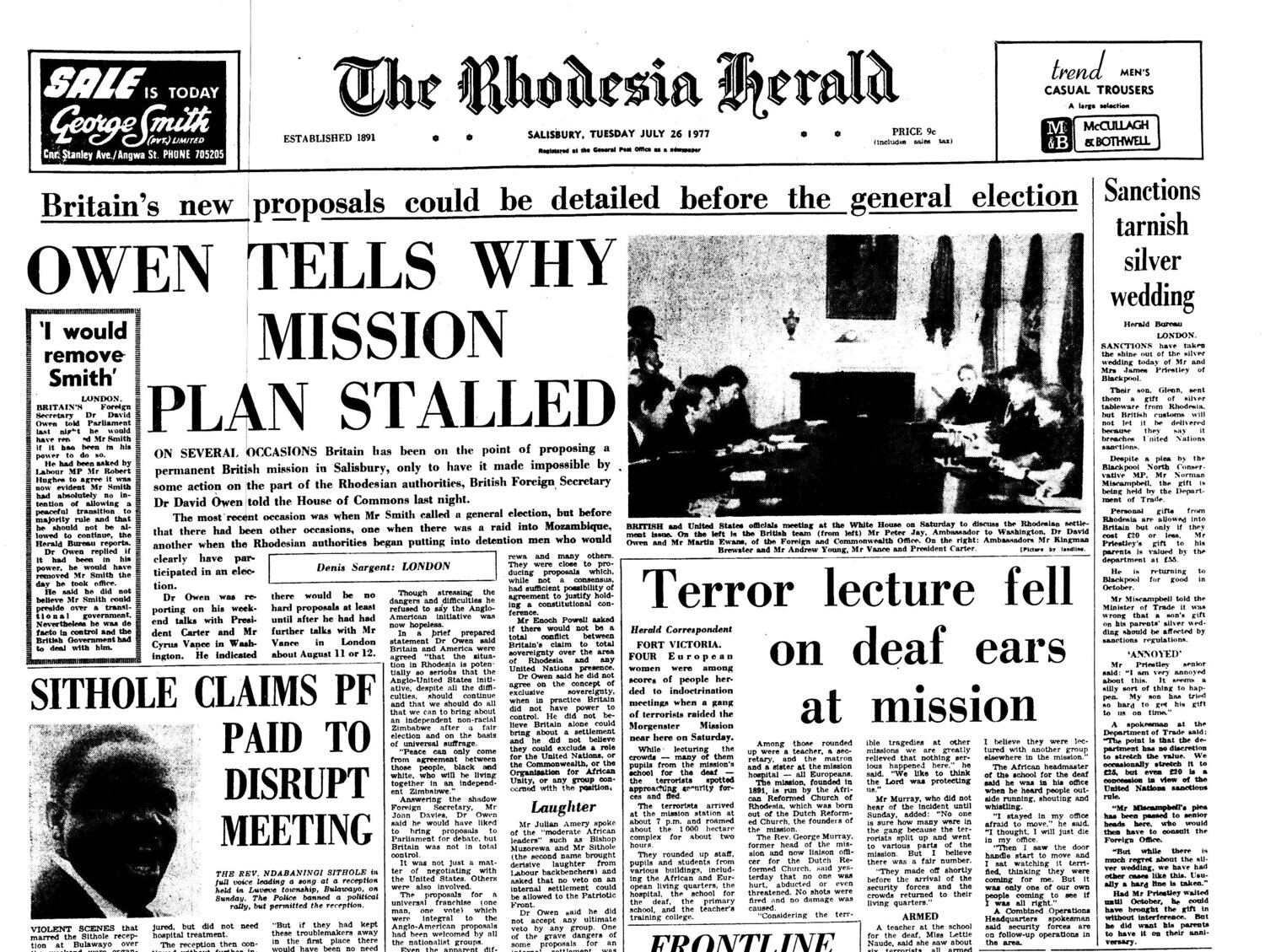 Rhodesia Herald - 26 July 1977