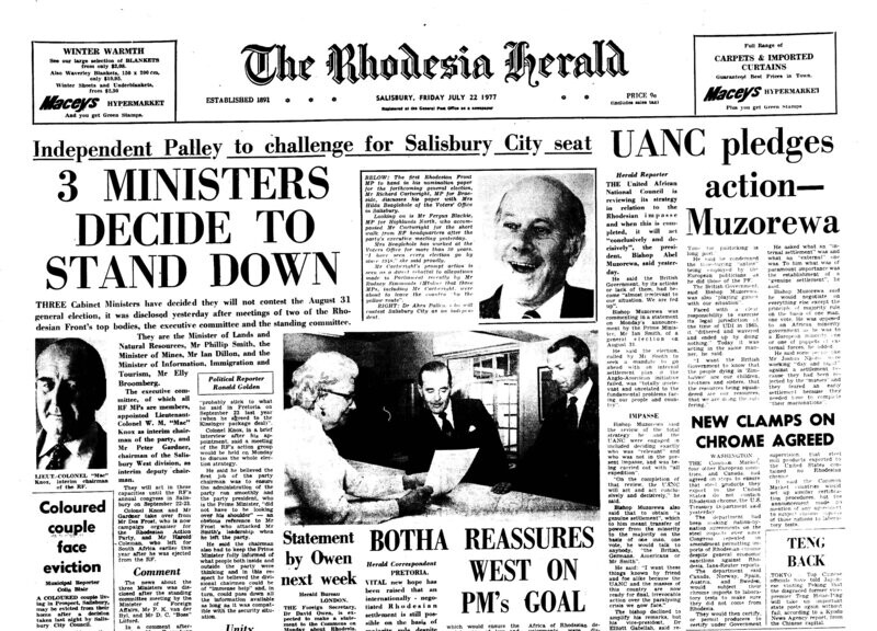 Rhodesia Herald - 22 July 1977
