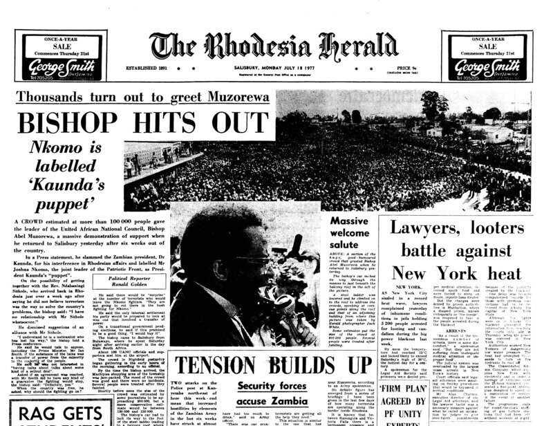 Rhodesia Herald - 18 July 1977