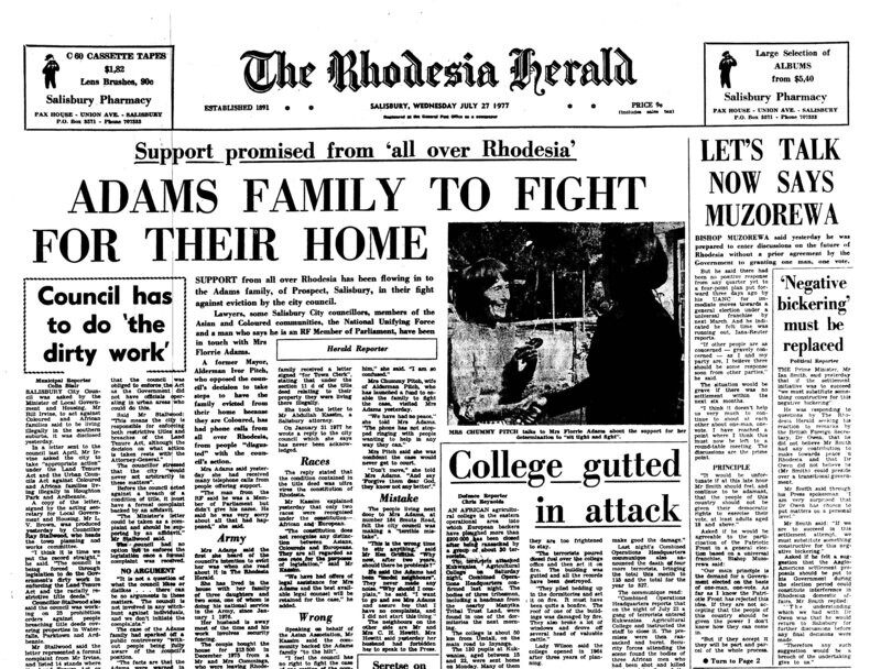 Rhodesia Herald - 27 July 1977