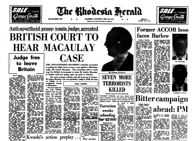 Rhodesia Herald - 30 July 1977