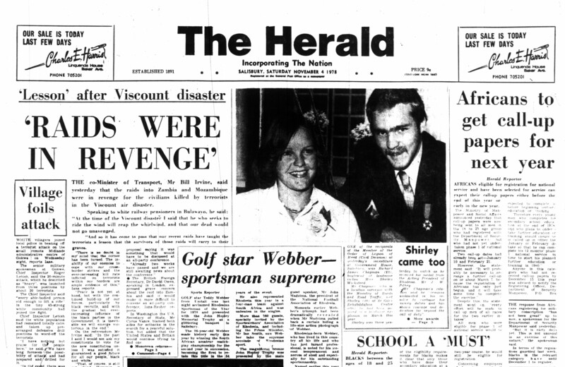 Rhodesia Herald - 4 November 1978