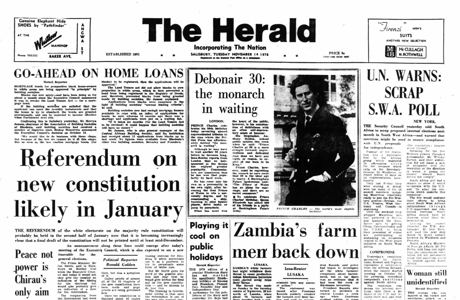Rhodesia Herald - 14 November 1978