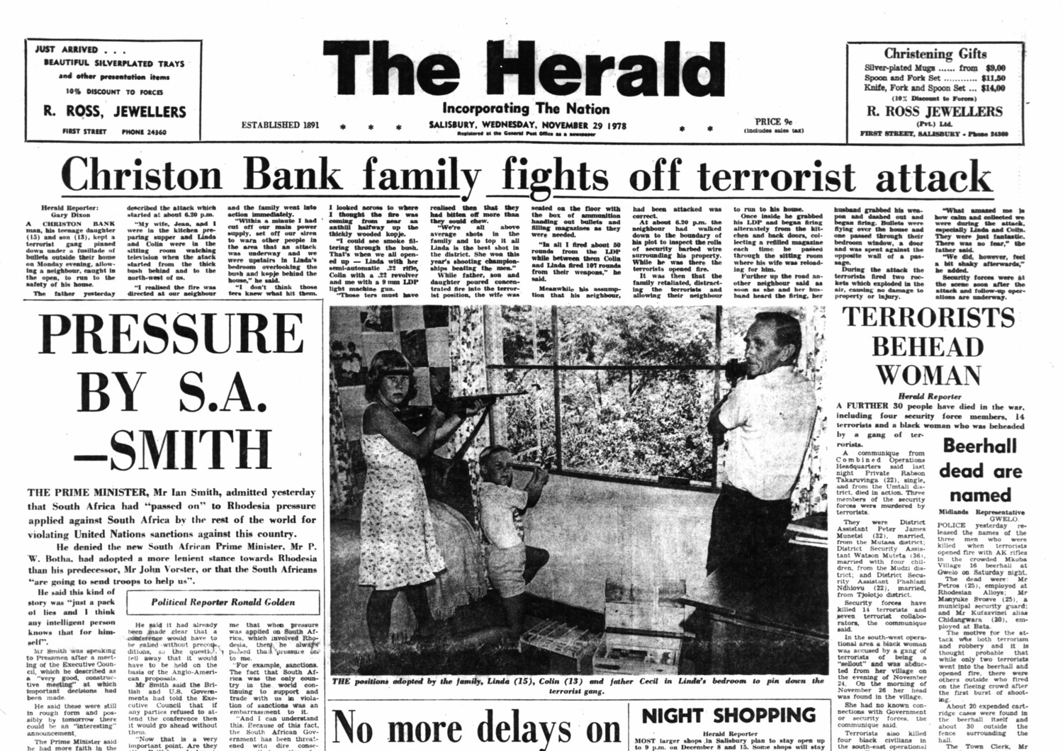 Rhodesia Herald - 29 November 1978