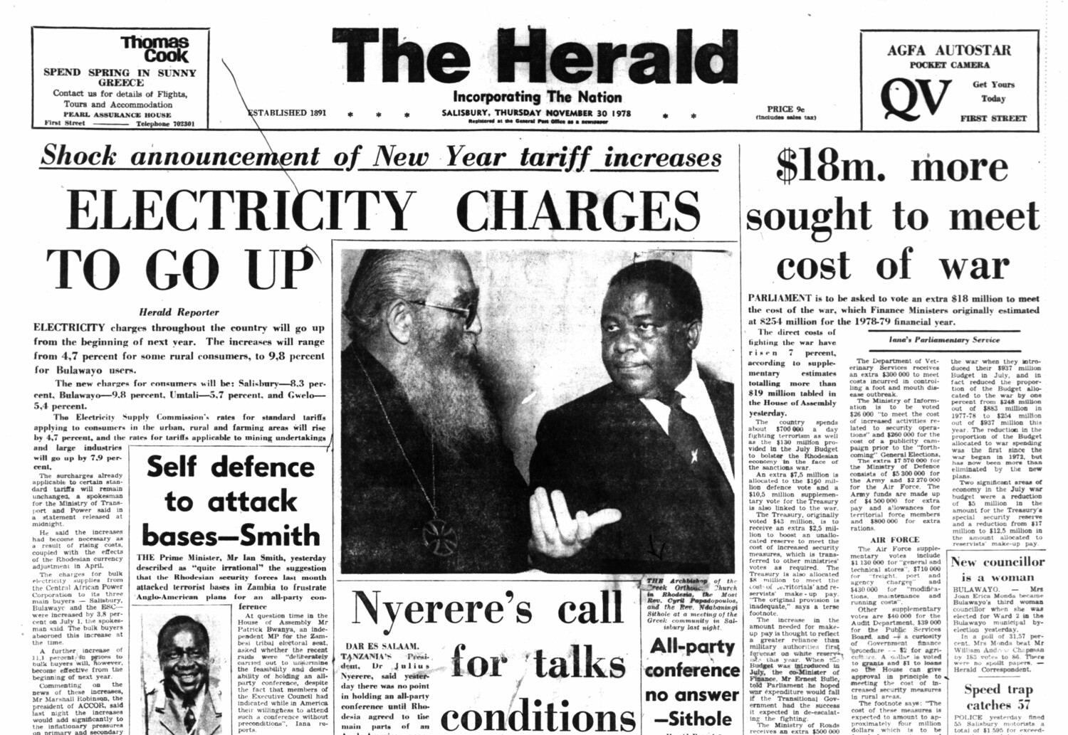 Rhodesia Herald - 30 November 1978